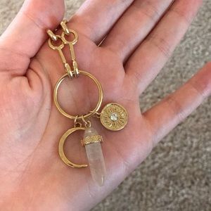 adrienne bailon XIXI crystal necklace